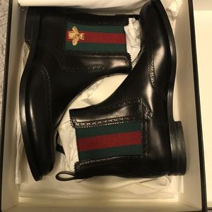 Black Gucci Chelsea Boots
